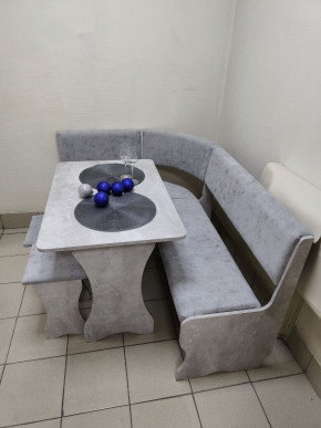 Кухонный уголок Миссия V велюр (цемент) в Вилюйске - viluisk.mebelnovo.ru | фото