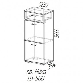 Ника тумба ТВ-500 (эра) в Вилюйске - viluisk.mebelnovo.ru | фото