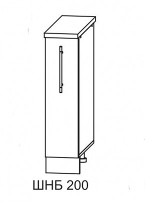 Олива СБ 200 шкаф нижний бутылочница в Вилюйске - viluisk.mebelnovo.ru | фото