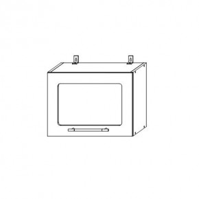Опера ВПГС 500 шкаф верхний горизонтальный со стеклом в Вилюйске - viluisk.mebelnovo.ru | фото