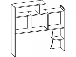 Полка надстройка Город SV в Вилюйске - viluisk.mebelnovo.ru | фото