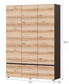 Шкаф 3-х Берген в Вилюйске - viluisk.mebelnovo.ru | фото