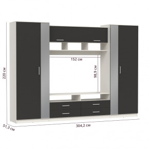 ШМЦ Вена  91.01 с зеркалом в Вилюйске - viluisk.mebelnovo.ru | фото